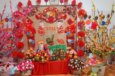 ĐIỂM LỚP GHÉP THÔN 3, THÔN 6, THÔN 9 TRƯỜNG MẦM NON HỌA MY TỔ CHỨC TRẢI NGHIỆM TẾT NGUYÊN ĐÁN VÀ LIÊN HOAN CUỐI NĂM